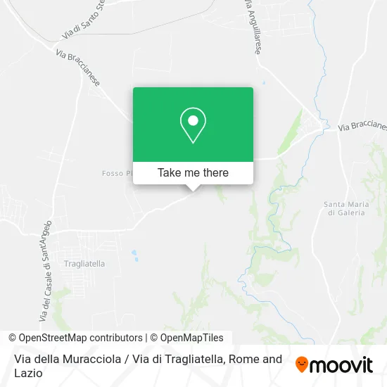 Muracciola Road / Tragliatella Road map