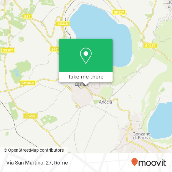 Via San Martino, 27 map