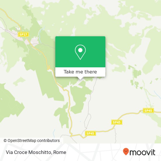 Via Croce Moschitto map