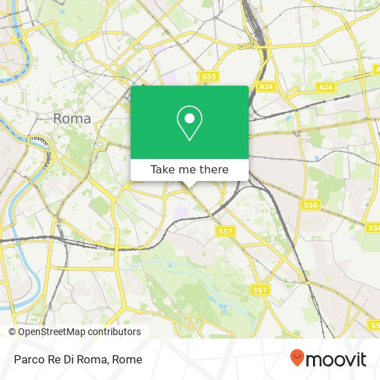 Parco Re Di Roma map