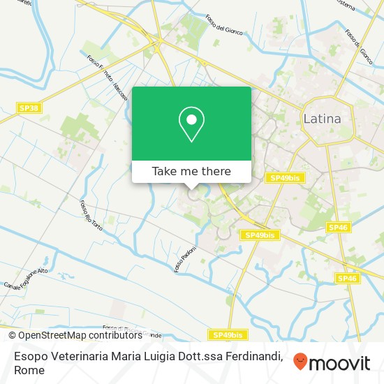 Esopo Veterinaria Maria Luigia Dott.ssa Ferdinandi map