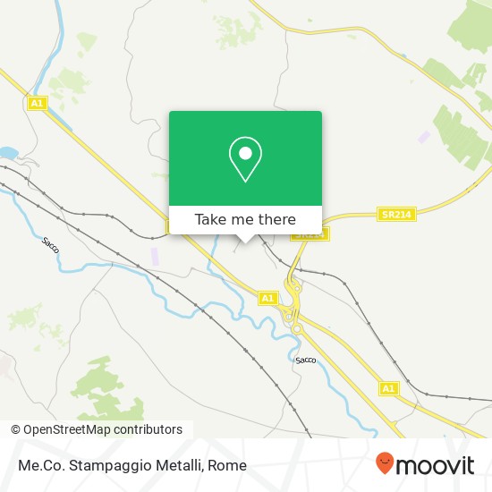 Me.Co. Stampaggio Metalli map