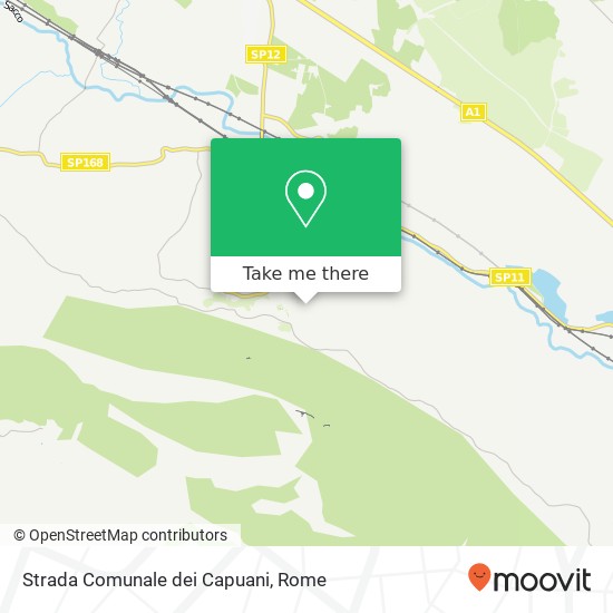 Strada Comunale dei Capuani map