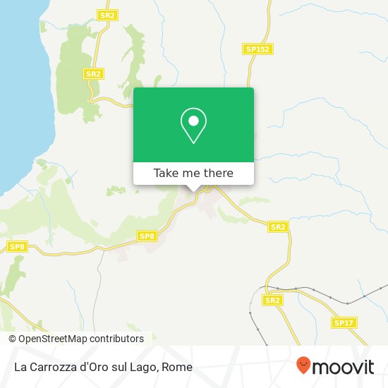 La Carrozza d'Oro sul Lago map