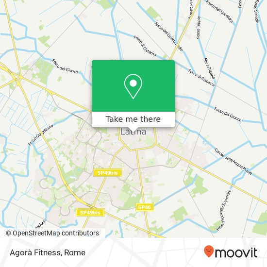 Agorà Fitness map