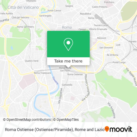 Roma Ostiense (Ostiense / Piramide) map