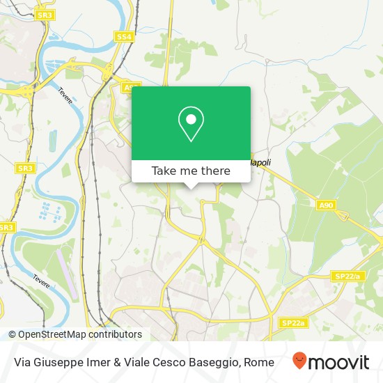 Via Giuseppe Imer & Viale Cesco Baseggio map