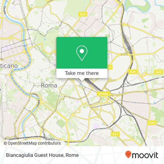 Biancagiulia Guest House map