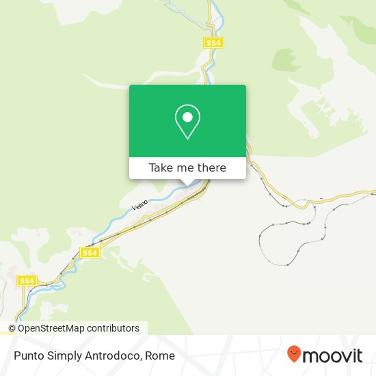 Punto Simply Antrodoco map