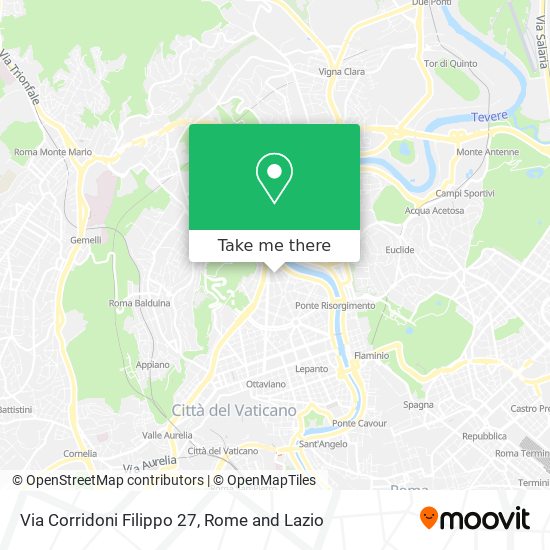 Via Corridoni Filippo 27 map