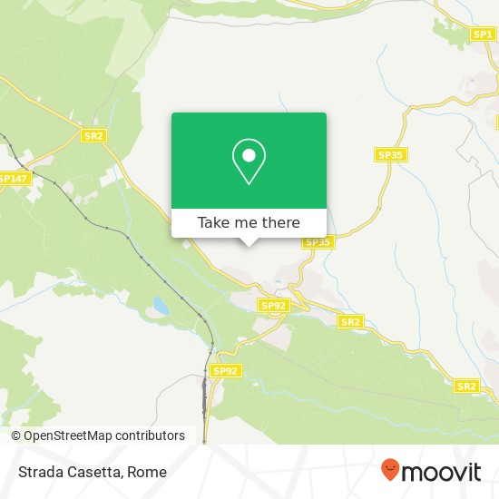 Strada Casetta map