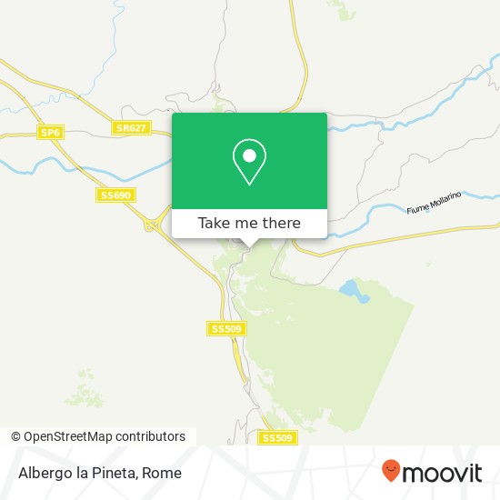 Albergo la Pineta map