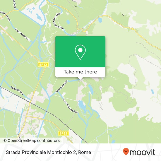 Strada Provinciale Monticchio 2 map