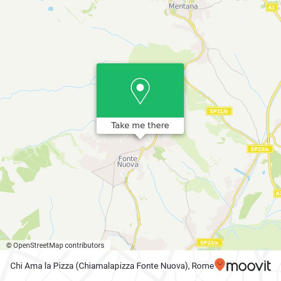 Chi Ama la Pizza (Chiamalapizza Fonte Nuova) map