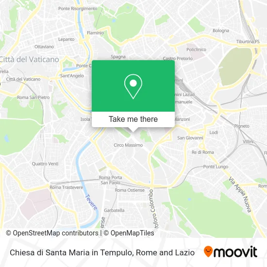 Chiesa di Santa Maria in Tempulo map