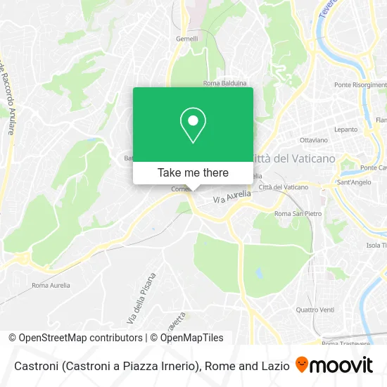 Castroni (Castroni a Piazza Irnerio) map