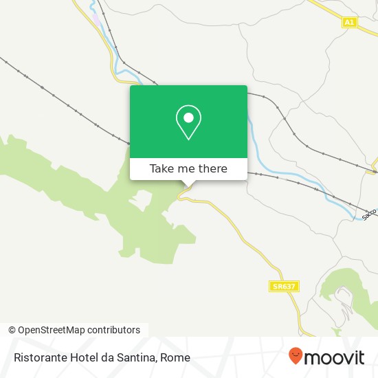 Ristorante Hotel da Santina map