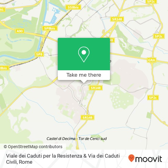 Viale dei Caduti per la Resistenza & Via dei Caduti Civili map