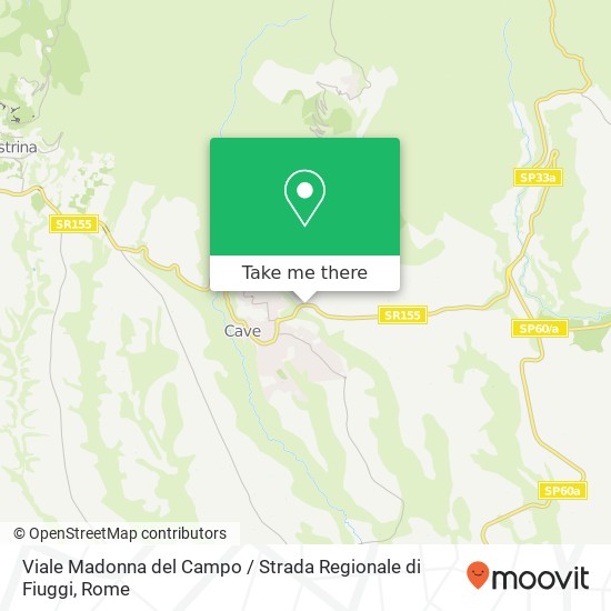 Viale Madonna del Campo / Strada Regionale di Fiuggi map