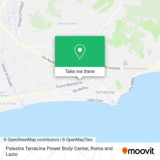 Palestra Terracina Power Body Center map