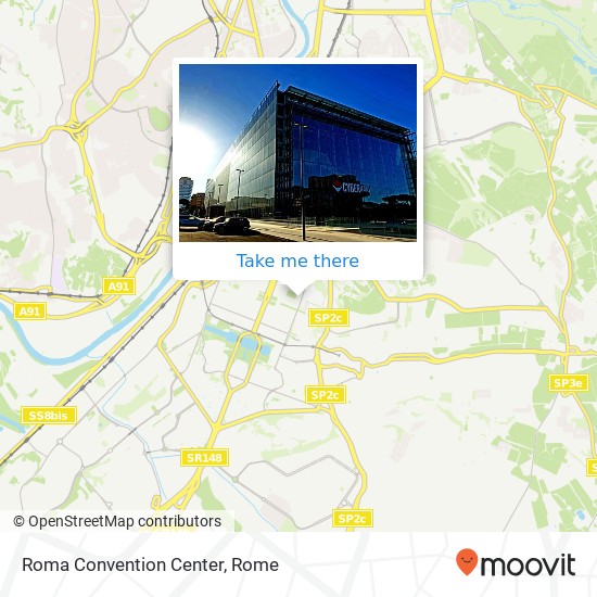 Roma Convention Center map