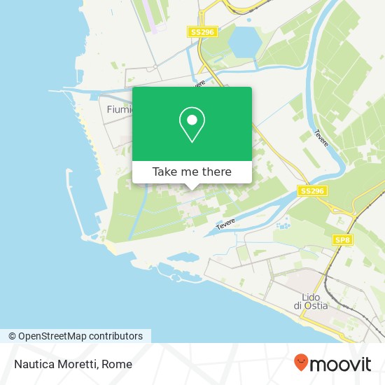 Nautica Moretti map