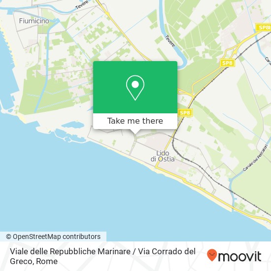 Viale delle Repubbliche Marinare / Via Corrado del Greco map