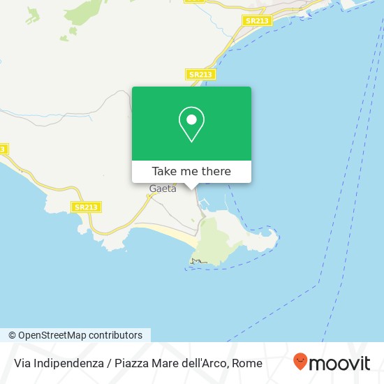 Via Indipendenza / Piazza Mare dell'Arco map