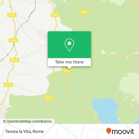 Tenuta la Vita map