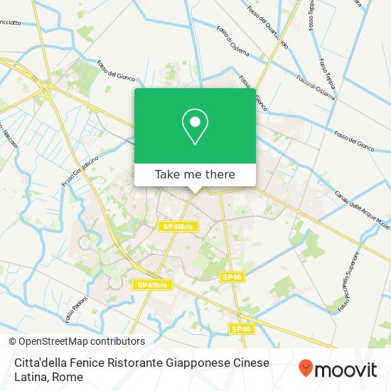 Citta'della Fenice Ristorante Giapponese Cinese Latina map