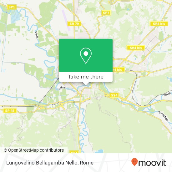 Lungovelino Bellagamba Nello map