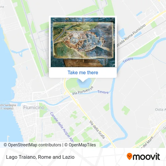Lake Traiano map