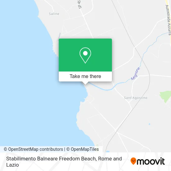 Freedom Beach Bathing Establishment map