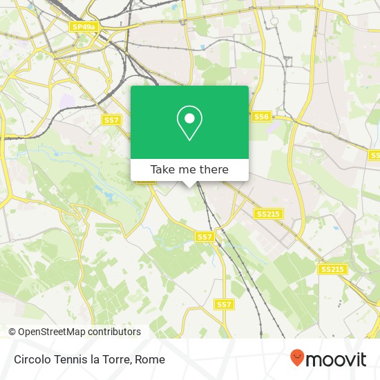 Circolo Tennis la Torre map