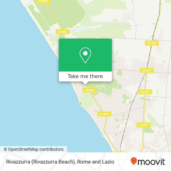 Rivazzurra (Rivazzurra Beach) map