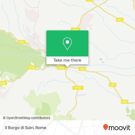 Il Borgo di Sutri map