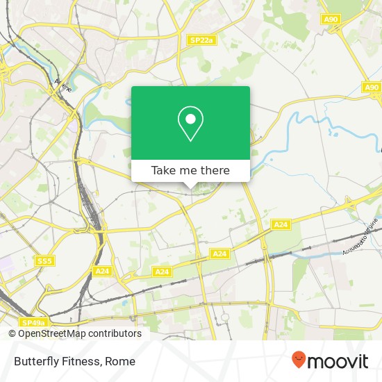 Butterfly Fitness map