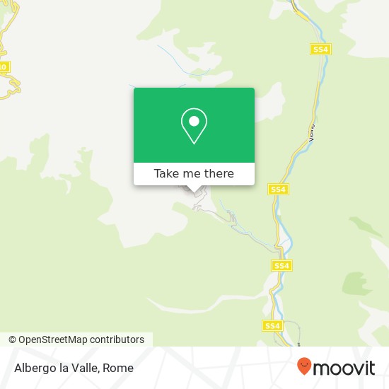 Albergo la Valle map