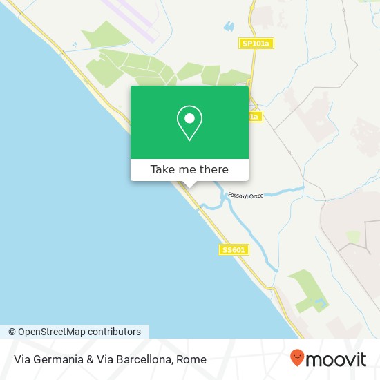 Via Germania & Via Barcellona map