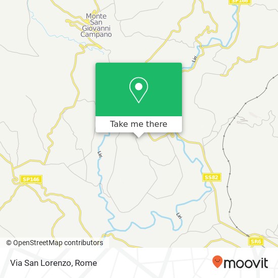 Via San Lorenzo map