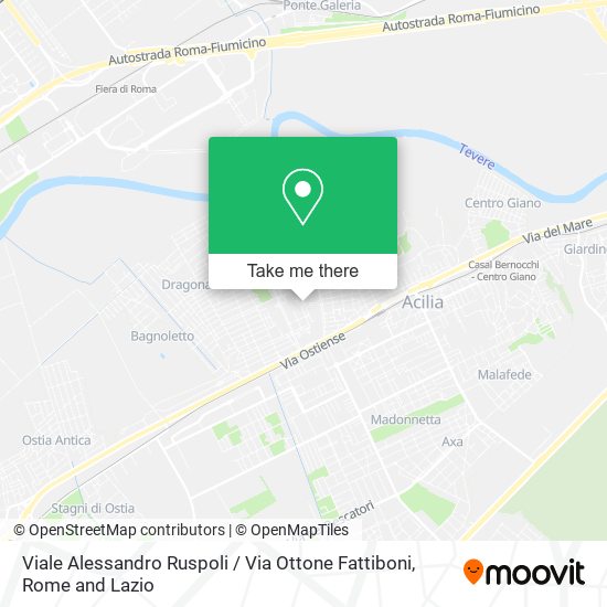 Viale Alessandro Ruspoli / Via Ottone Fattiboni map