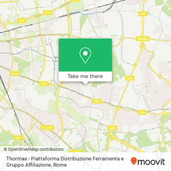 Thormax - Piattaforma Distribuzione Ferramenta e Gruppo Affiliazione map