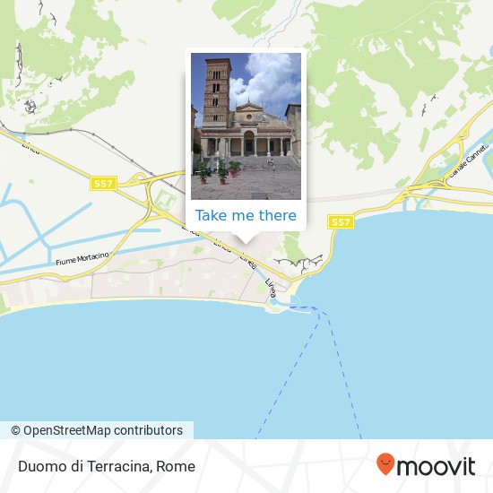 Duomo di Terracina map