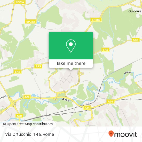 Via Ortucchio, 14a map