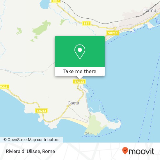 Riviera di Ulisse map