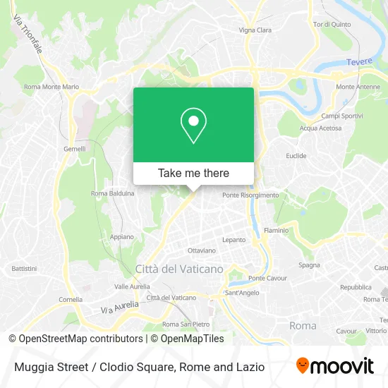 Muggia Street / Clodio Square map