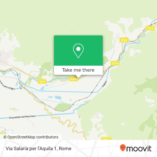 Via Salaria per l'Aquila 1 map