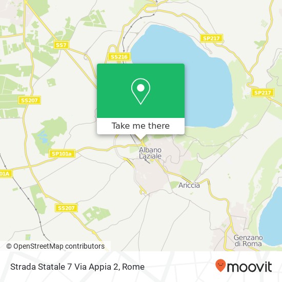 Strada Statale 7 Via Appia 2 map