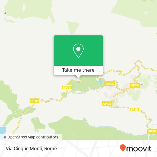 Via Cinque Monti map