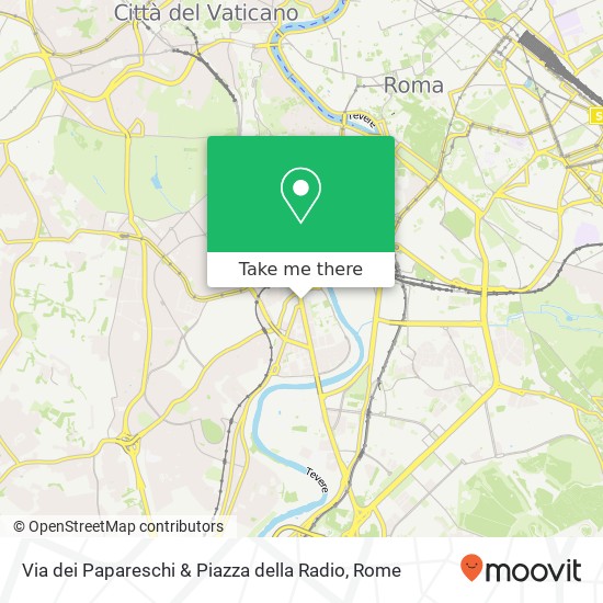 Via dei Papareschi & Piazza della Radio map